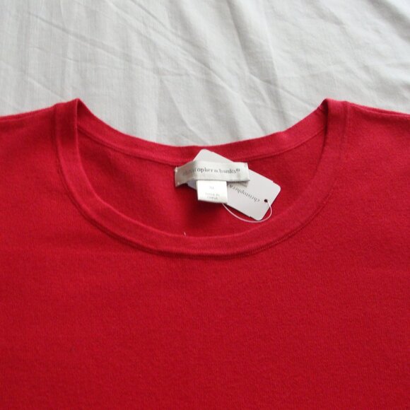 CHRISTOPHER & BANKS Hot Pink Sleeveless CREW Neck Knit Top Sweater Sz X-LARGE - Picture 3 of 6